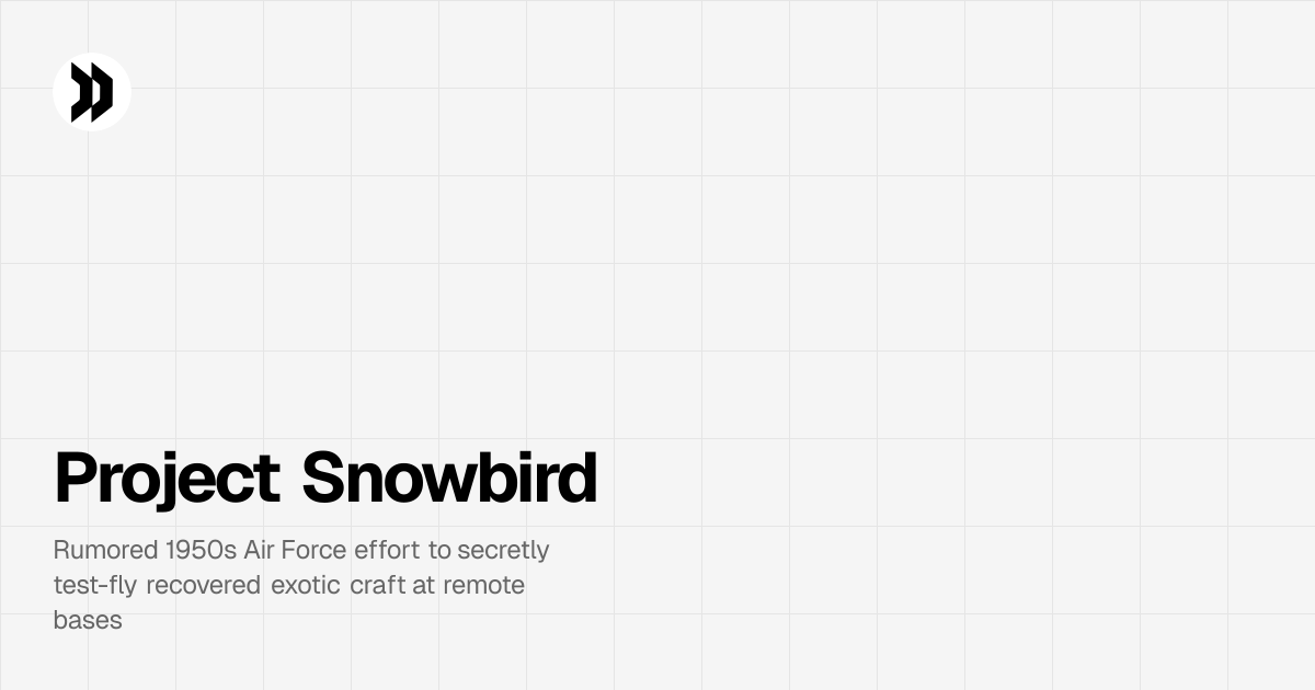 Project Snowbird | Disclosdex