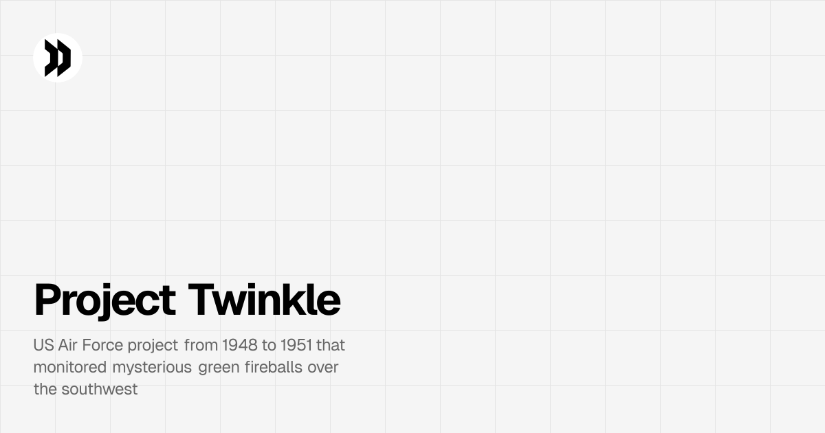 Project Twinkle | Disclosdex