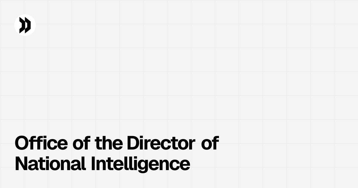 Office of the Director of National Intelligence | Disclosdex
